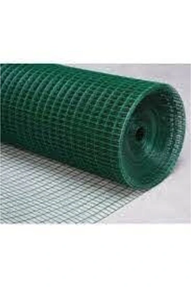 ERÇELİK TİCARET Pvc Kaplı Puntalı Tel 15 Metre (boyut:100cm) Kalınlık: 0,90 Mm-göz:12x12mm