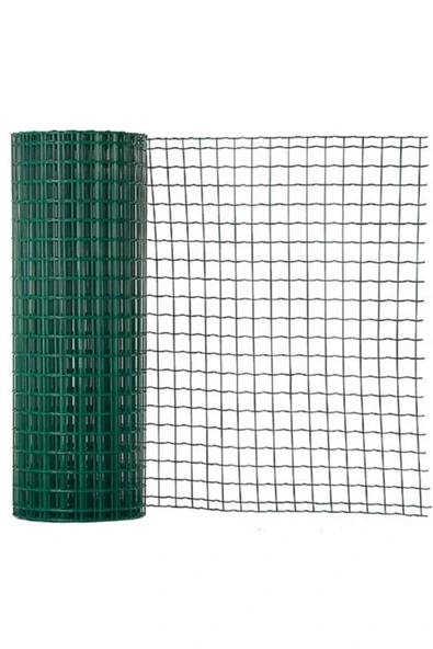 EldenHırdavat Pvc Kaplı 50x50 mm Puntalı Tel Bahçe Kümes Kafes Teli 1x 25 mt - 3