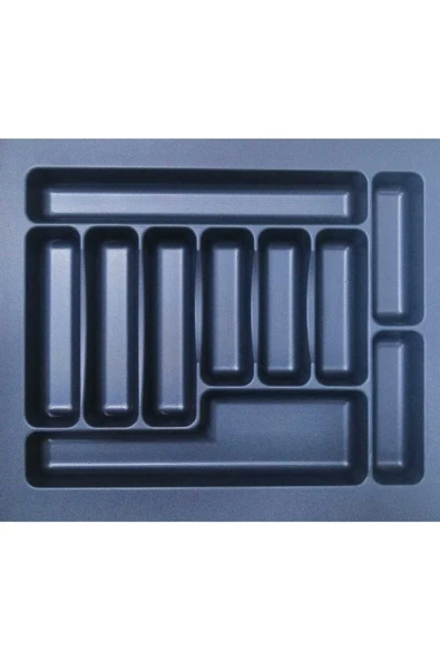Ersa Hırdavat 55cm X 48cm Çekmece Içi Kaşıklık Antrasit (48,5X40 CM'E KADAR KESİLEBİLİR)