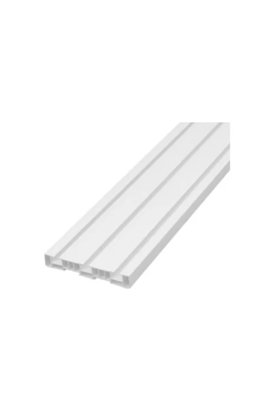 FIRAT 3'lü Korniş 3 Raylı Perde Rayı Fit Korniş 3 Mt 3 Adet - 2