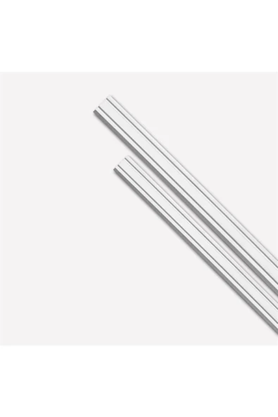 ERÇELİK TİCARET 2 Raylı Perde Rayı Korniş 1 Metre - 2