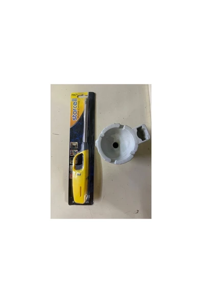 Starcell Çakmaz Gazı Kokusuz Küllük Hediyeli Doldurulabilir Mutfak Çakmağı - 2