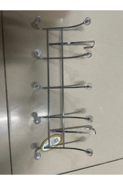 ELMOP 5 li Krom Kapı Arkası Askı - 2