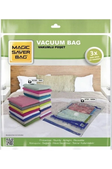 Magic Saver Bag Vakumlu Poşet 73 X 130 Cm