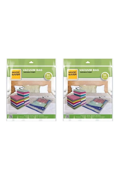 MAGİC SAVER 2li Jumbo Vakumlu Poşet Hurç (73x130) ürün görseli