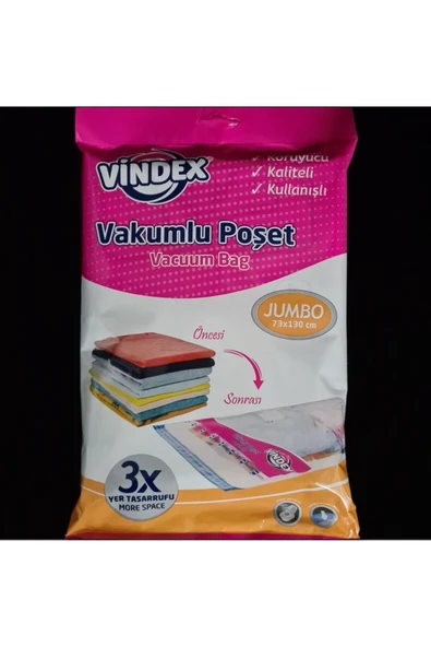 Vindex Vakumlu Hurç Poşet 73x130 1 Adet