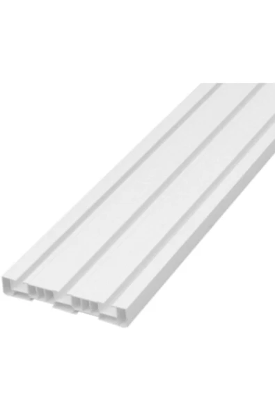 ERÇELİK TİCARET 3'lü 3 Raylı Perde Rayı Korniş 1 Metre - 2