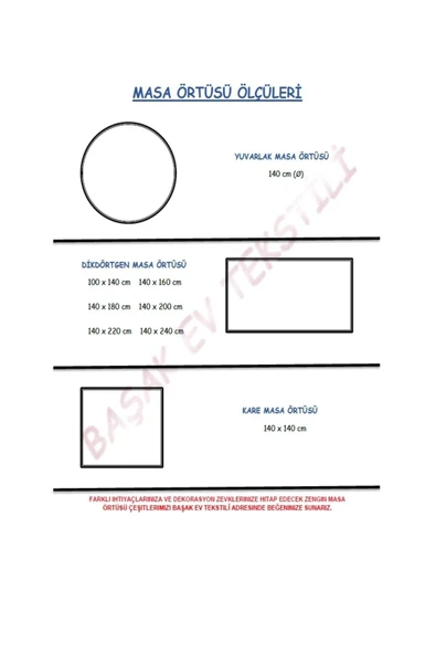 Başak Ev Tekstili Ithal Pvc Muşamba - Desenli Silinebilir Masa Örtüsü - 3