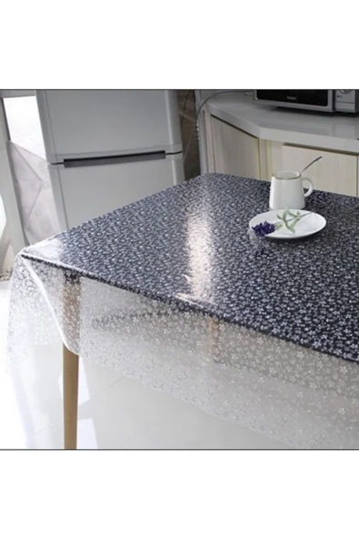 Ercan Sedef Statik Şeffaf Masa Örtüsü 140*180 Papatya Desen Ticaret