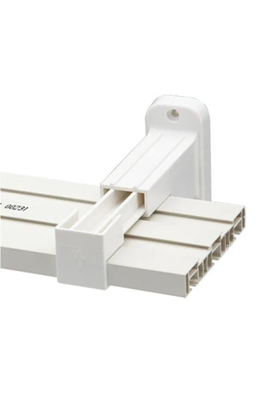 MADE Perde Rayı Korniş L Ayak Duvara Montaj Askı Aparatı Plastik 10 Adet - 2