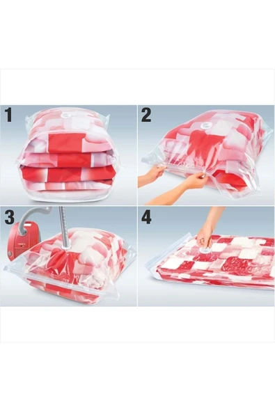 MAGİC SAVER 2li Jumbo Vakumlu Poşet Hurç (73x130) - Resim 2