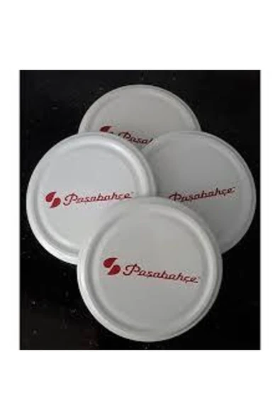 Paşabahçe 100 Adet Konserve Kavanoz Kapağı Metal Beyaz Silikonlu Orjinal Kapak - 3