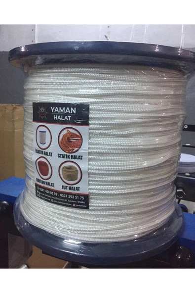 YamanTekstil Halat 50 Metre 8 Milim Tekne,inşaat Ipi Iskota Kendir - 3