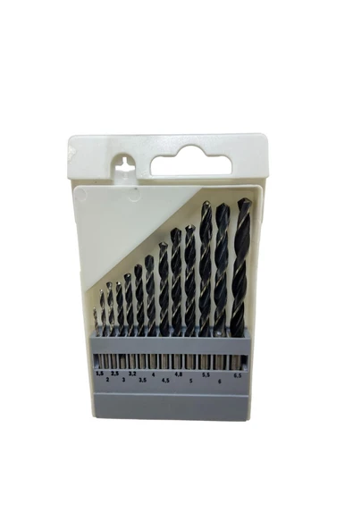 Baytec Bay-Tec 13 Parça Metal Ağaç Beton Duvar Delme Uçları Full Set Profesyonel Standlı - 2