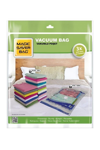 Magic Saver Bag 4'lü Vakumlu Poşet Seti (4 Xlarge) - Resim 2