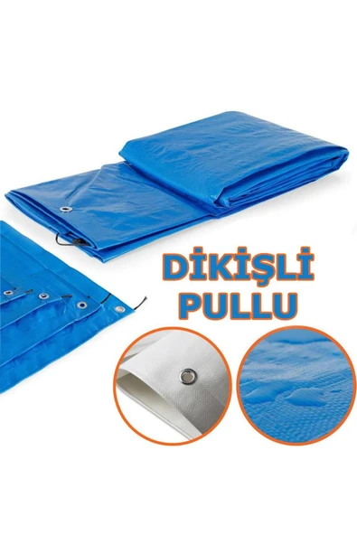 Ekonet Ebatlı Su Geçirmez Pullu Çadır Branda Tente 5x5 m - 2