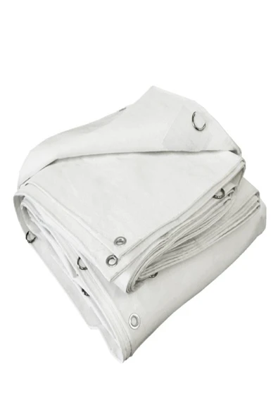 Ekonet En 3 Metre Boy 7 Metre Beyaz Çadır Branda Su Geçirmez Pvc Tente Gölgelik Çadır Üstün Kalite - 3