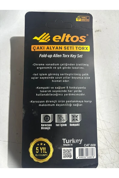 Eltos Çakı Alyan Seti Torx - 2