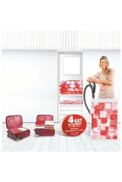 Magic Saver Bag Vakumlu Hurç Vakumlu Hurc Poşet Saklama Torbası 50x70 2 Adet - 3
