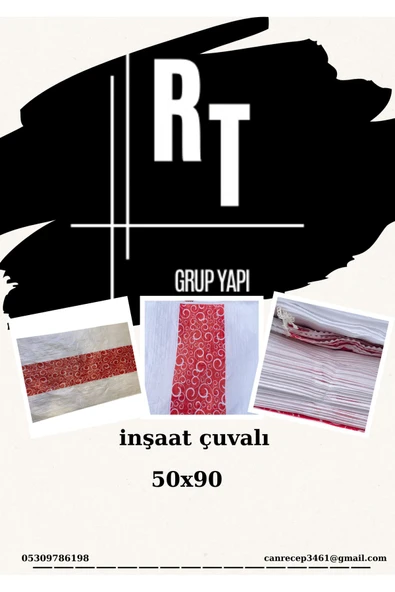 Pidok 60x90 Mat Çuval, Moloz Çuvalı, Inşaat Çuvalı, Çok Amaçlı Mat Çuval 25 Adet - 3