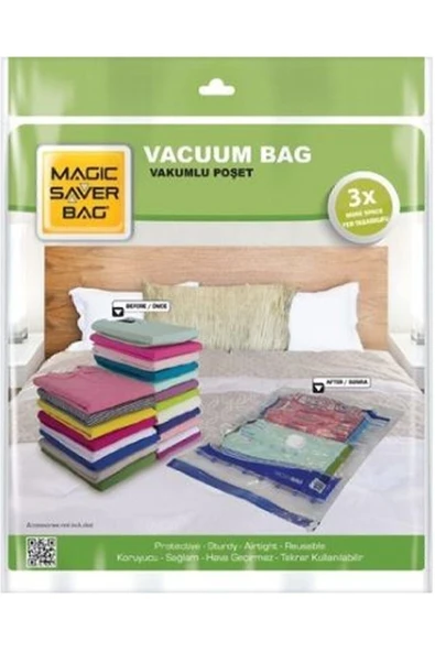 MAGİC SAVER Bag 7 li Vakumlu Hurç Özel Set