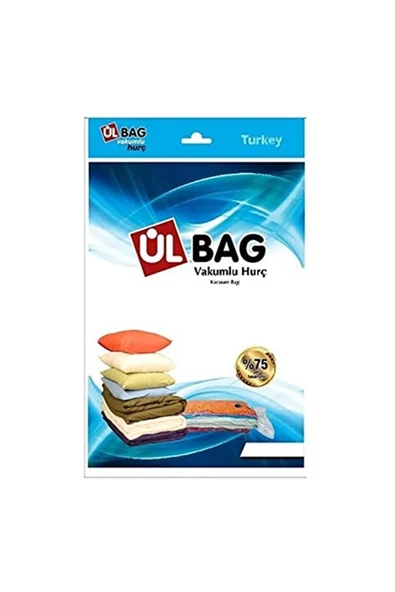 ÜLBAG 4'lü Vakumlu Poşet Seti 2 Orta  2 Büyük Boy Vakumlu Torba Vakumlu Hurç