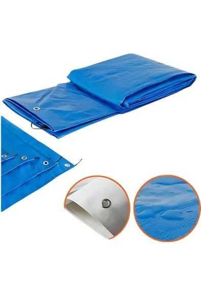 Ekonet Ebatlı Su Geçirmez Pullu Çadır Branda Tente 3X6 m - 2