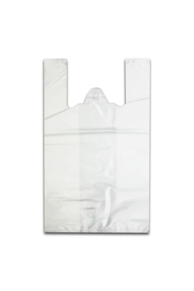 Yakutsan Beyaz Poşet Büyük Boy 30x56 Cm Poşet