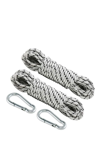 Leiste Silk Hamak Salıncak Taşıyıcı Asma Halat Karabina Seti Kamp Piknik Bahçe Hamak Bağlama Ipi 2 Li - 2