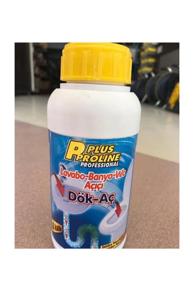 P PLUS PROLİNE Dök-aç Lavabo Banyo Wc Gider Açıcı 500gr - 2