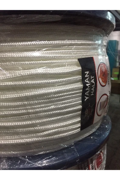 YamanTekstil Iskota Halat 10 Metre 8 Milim Yüksek Mukavemet (endüstüriyel Poliyester) Tekne,inşaat Ipi - 3