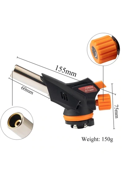 TUDOR Ws-509c Bütan Gaz Torch Kamp Pürmüz Başlığı - 2