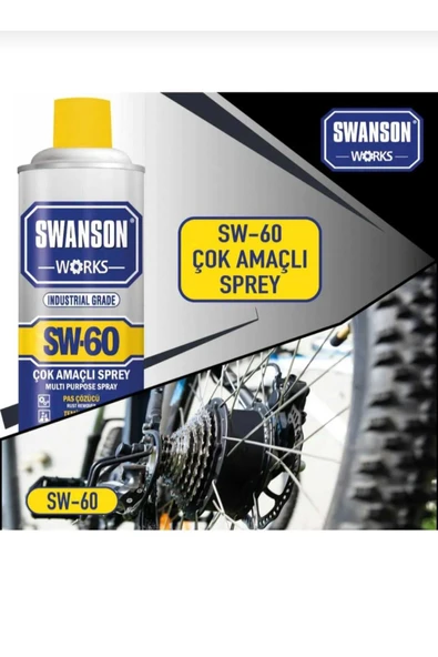 SWANSON Sw-60 Yağlayıcı Pas Sökücü Korozyon Önleyici Çok Amaçlı Sprey 200 ml - Silah Temizleme Spreyi - 3