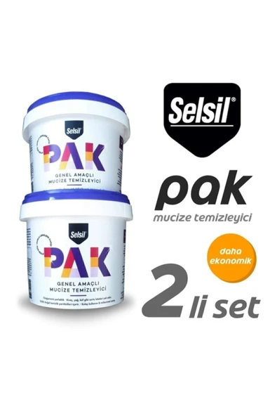 Selsil Pak Genel Amaçlı Mucize Temizleyici 500 gr 2li