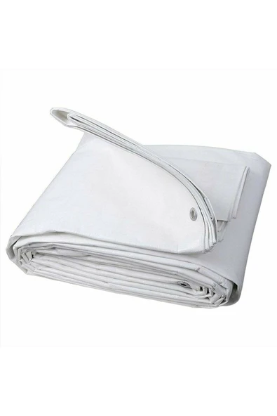 Ekonet En 3 Metre Boy 7 Metre Beyaz Çadır Branda Su Geçirmez Pvc Tente Gölgelik Çadır Üstün Kalite - 2