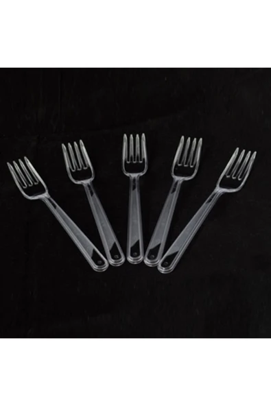 BİLKA ENDÜSTRİYEL Veliday Plastik Lüks Sağlam Çatal 100 ' Adet