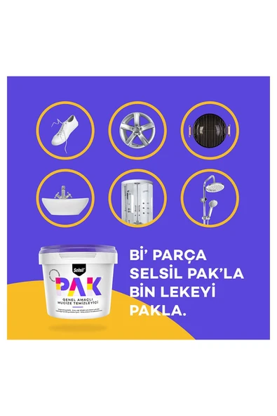 Selsil PAK Genel Amaçlı Mucize Temizleyici Krem 500ml - 2