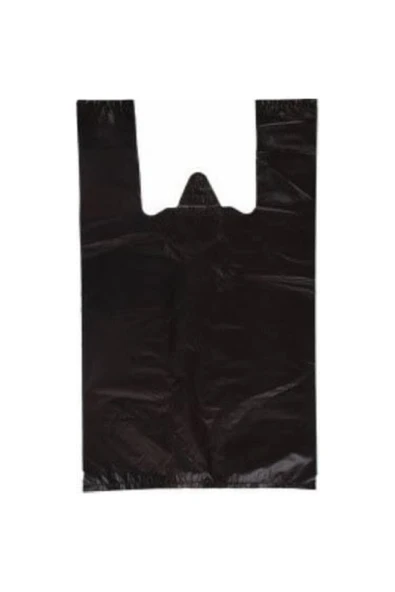 SARAY AMBALAJ Siyah Atlet Poşet 1kg (orta) Siyah Orta