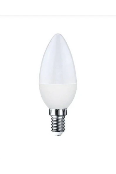 RONİ Led Mum Ampul 7 Watt 10 Adet Beyaz Işık E 14 Ince Duy - 2