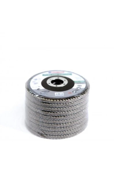 Baytec 10 Adet Bay-tec Kum Flap Disk Zımpara Taşı 115x22mm 120 Kum - 3