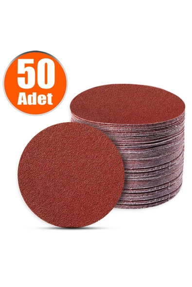 UGR 50 Adet Cırt Zımpara 115 Mm Spiral Avuç Taşlama Matkap Uyumlu (80 KUM)