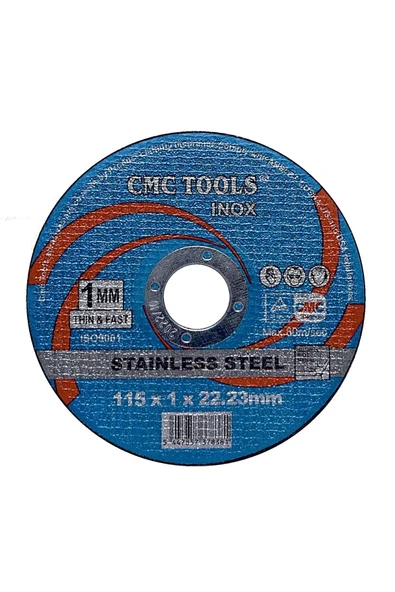 CMC Inox Kesici Taş Spiral Taşı 115x1.0x22mm 5 Adet