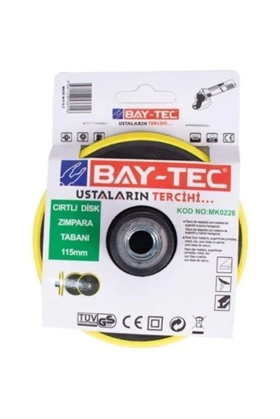 Baytec Bay-tec Mk0226 Cırtlı Disk Zımpara Tabanı 115 Mm