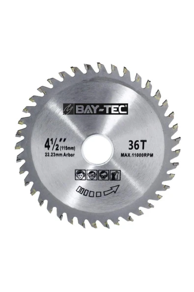 Baytec Elmas Ahşap Kesme Testeresi Taşlama Makinesi 115x22 Mm