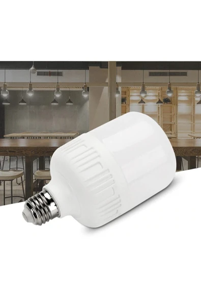 grafen 3 Adet 30 Watt Torch Ampul Büyük Boy Beyaz Işık Smd Led Tasarruflu E27 Normal Duy - 3