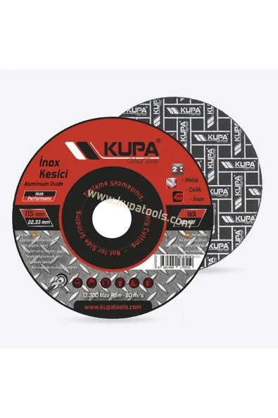 Kupa Inox Metal Çelik Kesme Taşı Daire Testere 115 Mm. - 3