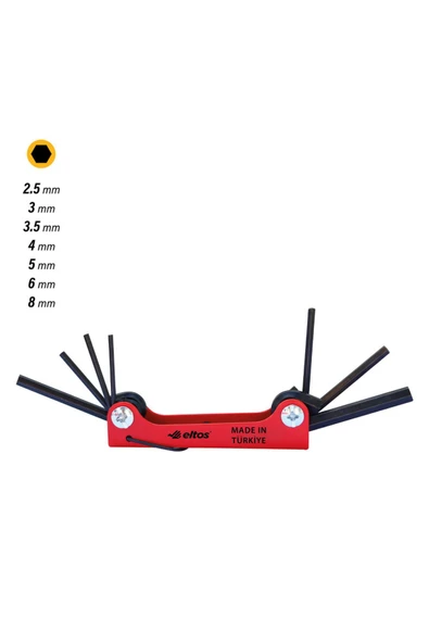 Eltos Çakı Alyan Seti 7 Pcs (ALTIKÖŞE)