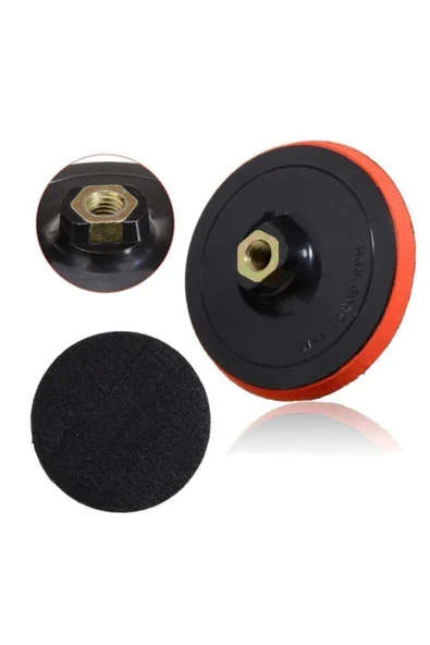 UGR Cırt Zımpara Seti Spiral Taşlama Matkap Uyumlu + Matkap Aparatı 115 Mm (7 Parça) - 3