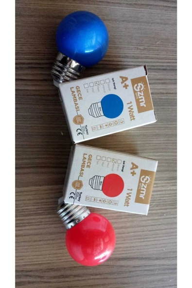 ZMR Mavi Led Ampul Gece Lambası (1 Watt) - 2