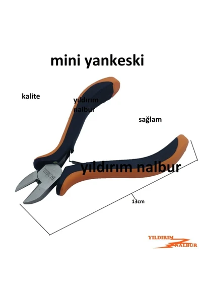 Yıldırım Mini Yankeski Elektronikçi Küçük Yan Keski Pense - 2